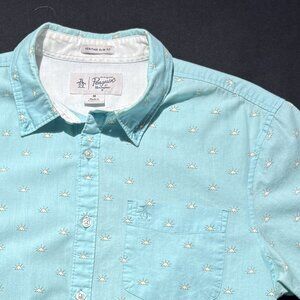 Penguin By Munsingwear Womens Shirt M Slim Fit 100% Cotton